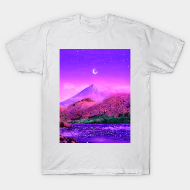 Cloudy mountain T-Shirt by funglazie